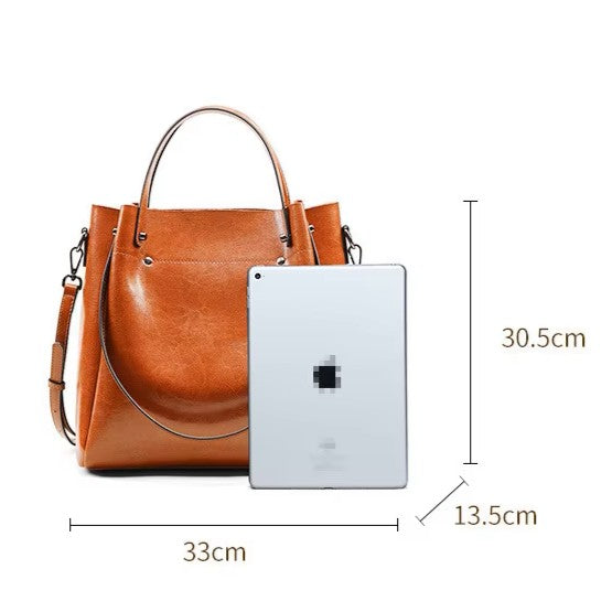 Belli - Sac Seau Cuir Véritable Double Face 100%