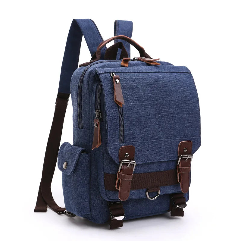 MARKROYAL Fashion Women Backpack Vintage Canvas Shoulder Bag Leisure Vogue Package Duffel Bag Wild School Bags For Teenage Girls BagshotStore