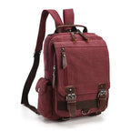 MARKROYAL Fashion Women Backpack Vintage Canvas Shoulder Bag Leisure Vogue Package Duffel Bag Wild School Bags For Teenage Girls BagshotStore