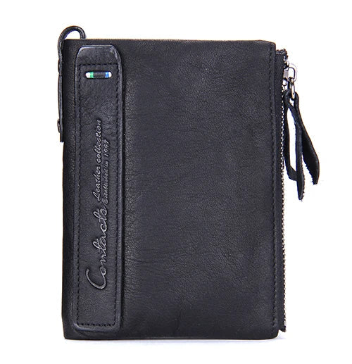 Portefeuille court en cuir véritable Femme Compact et multifonction BagshotStore