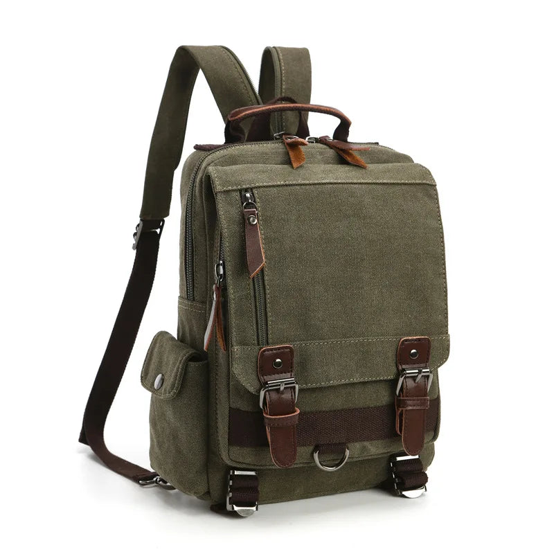 MARKROYAL Fashion Women Backpack Vintage Canvas Shoulder Bag Leisure Vogue Package Duffel Bag Wild School Bags For Teenage Girls BagshotStore