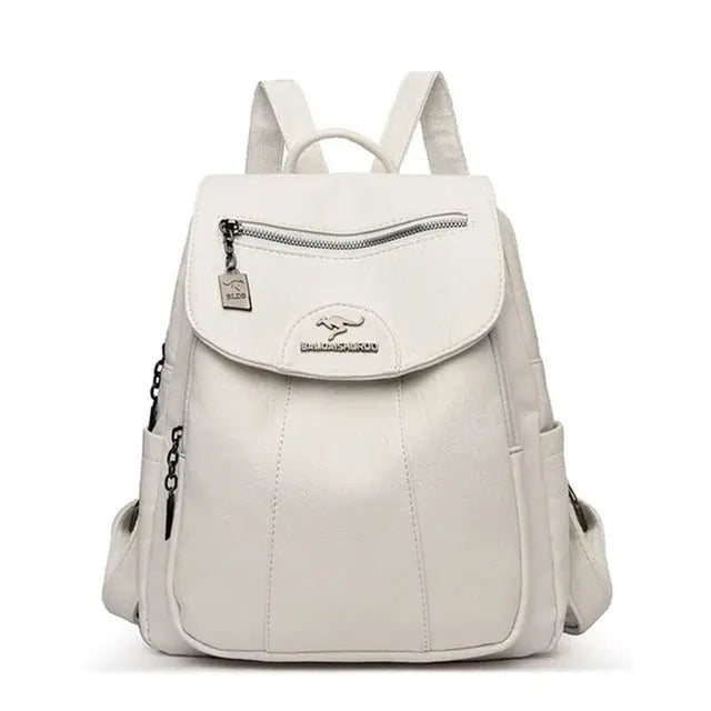 Sac à dos femme en cuir souple – grande capacité, idéal pour voyage, cours & sorties Ma boutique