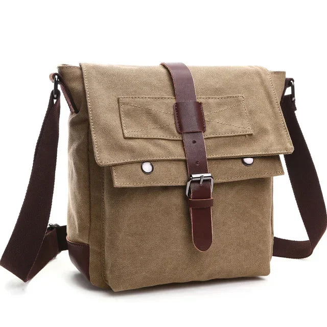 Retro Men Messenger Bags Vintage Canvas Handbags Leisure Work Travel Bag Man Business Crossbody Bags Briefcase For Male Bolsas BagshotStore