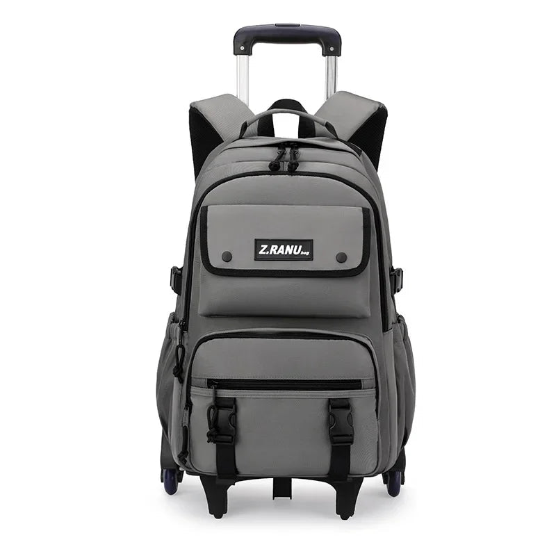 New Rolling Backpack for Boys Back pack with Wheels Trolley School Bag for Teens Elementary Wheeled Bagpack Mochilas Escolares BagshotStore