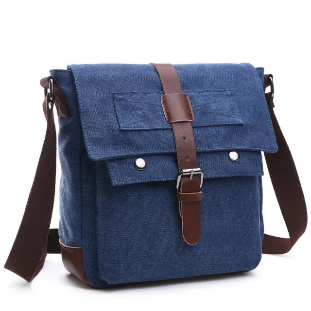 Retro Men Messenger Bags Vintage Canvas Handbags Leisure Work Travel Bag Man Business Crossbody Bags Briefcase For Male Bolsas BagshotStore