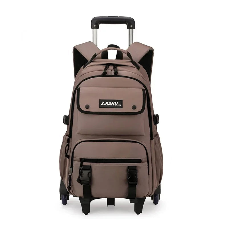 New Rolling Backpack for Boys Back pack with Wheels Trolley School Bag for Teens Elementary Wheeled Bagpack Mochilas Escolares BagshotStore