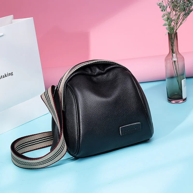 Annmouler Luxury Women Shoulder Bag 100% Genuine Leather Crossbody Bag Brand Design Lady Handbag Cowhide Tote Bag bolsas BagshotStore