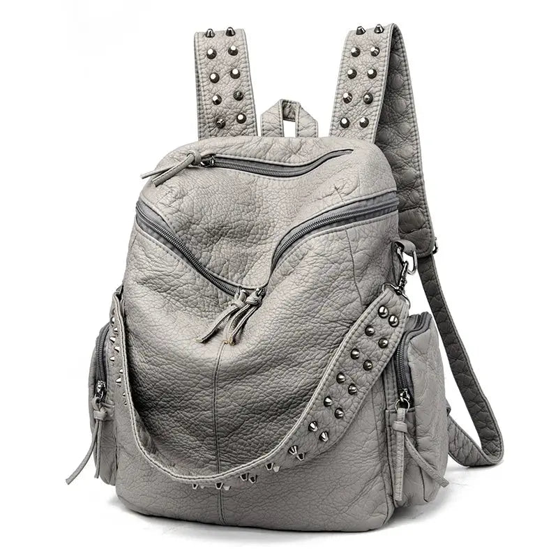 Annmouler Fashion Backpacks for Women Soft Leather Daypack Luxury Quality mochilas Anti-theft Travel Bag Large School Bag BagshotStore