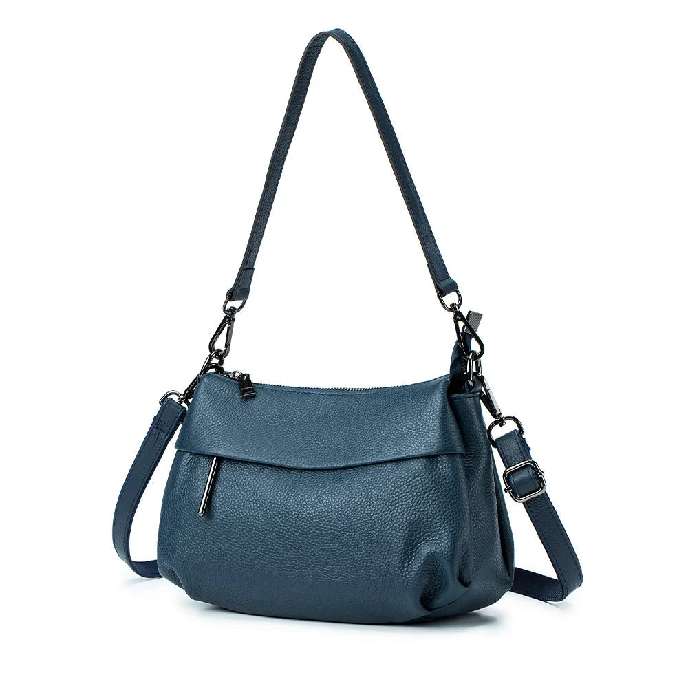 High Quality Real Leather Handbag Ladies' Genuine Leather Shoulder Bags Women's Casual Messenger Bags Versatile Crossbody Bag BagshotStore