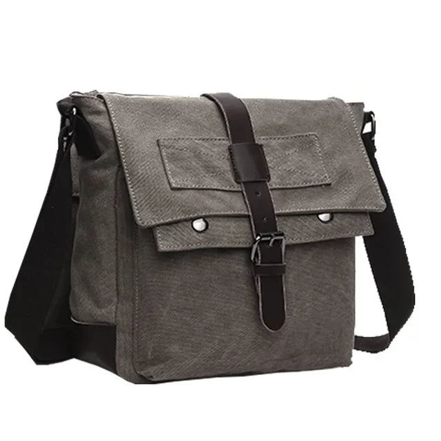 Retro Men Messenger Bags Vintage Canvas Handbags Leisure Work Travel Bag Man Business Crossbody Bags Briefcase For Male Bolsas BagshotStore