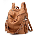 Annmouler Fashion Backpacks for Women Soft Leather Daypack Luxury Quality mochilas Anti-theft Travel Bag Large School Bag BagshotStore