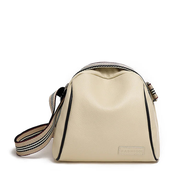 Annmouler Luxury Women Shoulder Bag 100% Genuine Leather Crossbody Bag Brand Design Lady Handbag Cowhide Tote Bag bolsas BagshotStore