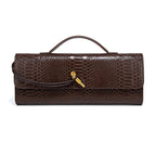 Luxury Design Top-Handle Bag For Women Evening Handbag Long Purse, Crocodile Pattern Crossbody Shoulder Bags Fashionable Outfits BagshotStore