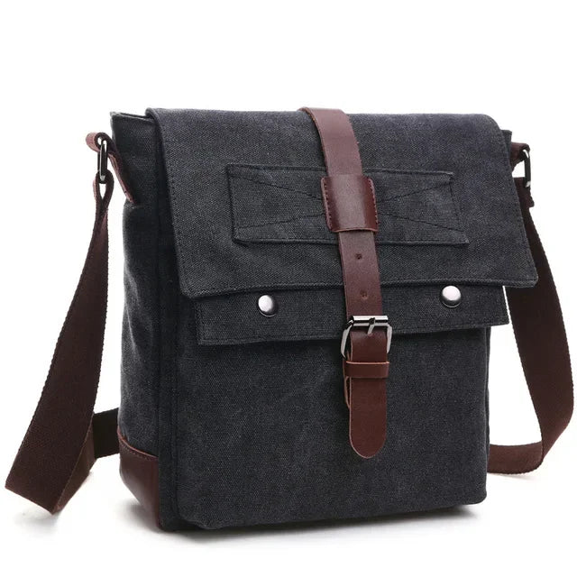 Retro Men Messenger Bags Vintage Canvas Handbags Leisure Work Travel Bag Man Business Crossbody Bags Briefcase For Male Bolsas BagshotStore