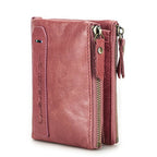 Portefeuille court en cuir véritable Femme Compact et multifonction BagshotStore