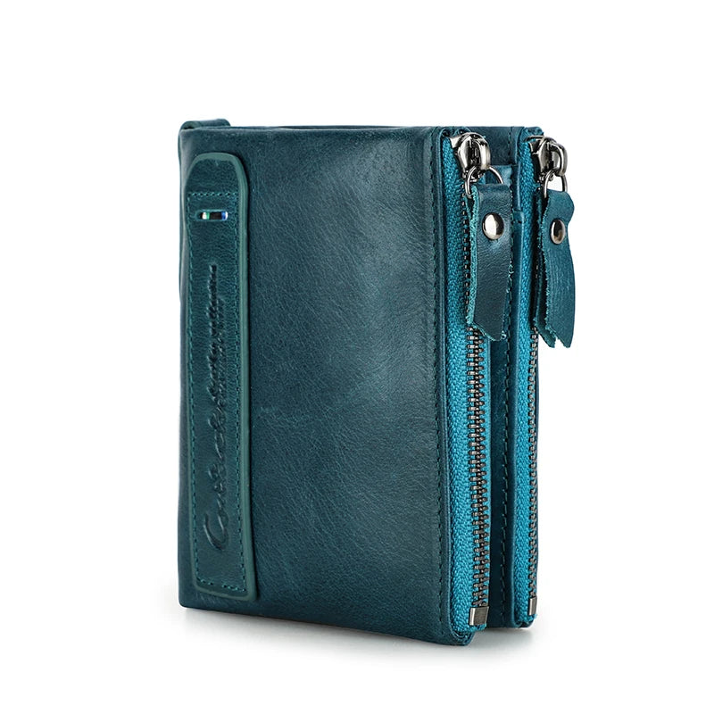 Portefeuille court en cuir véritable Femme Compact et multifonction BagshotStore