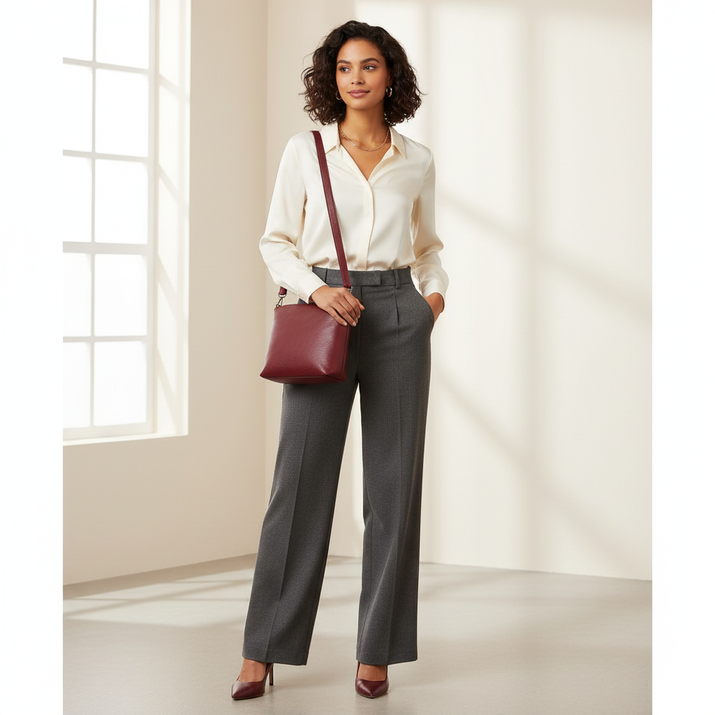 Sac pochette moyenne Trinidad porté en bandoulière BagshotStore