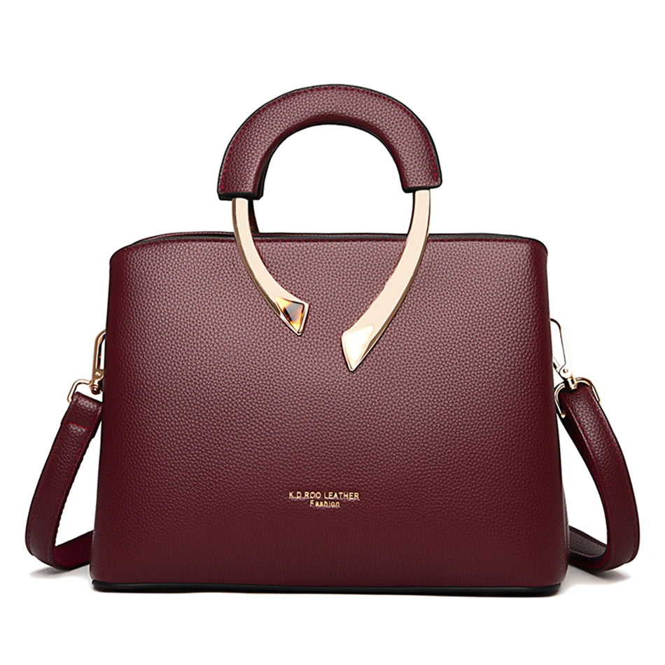 Sac femme Léna bordeaux élégant quotidien chic