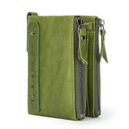 Portefeuille court en cuir véritable Femme Compact et multifonction BagshotStore