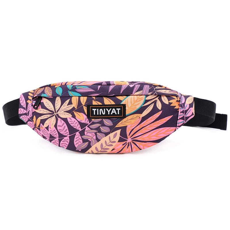 Sac banane unisexe – Style patchwork, polyester résistant BagshotStore