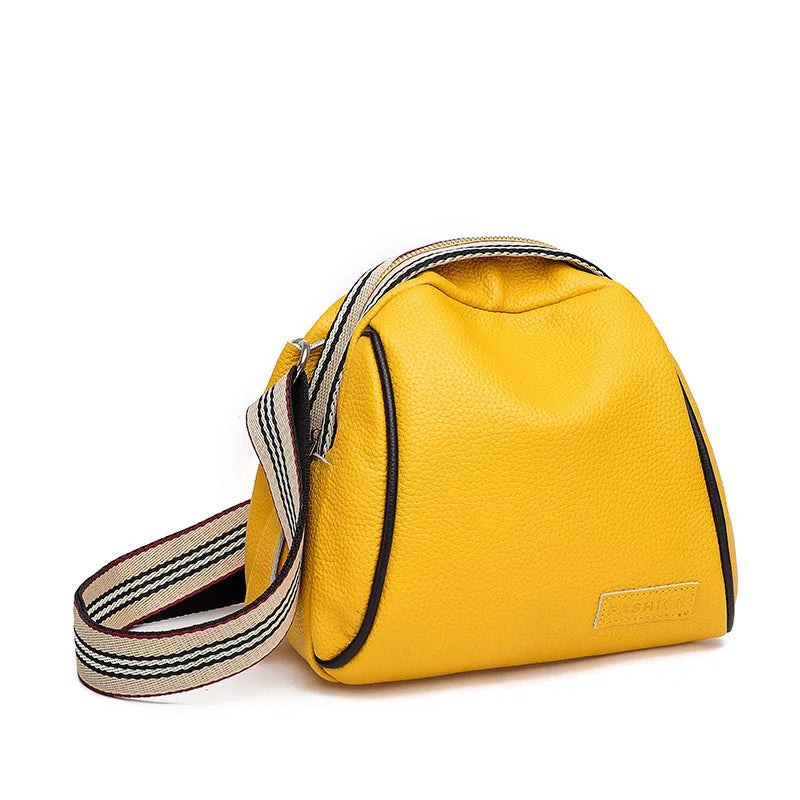 Annmouler Luxury Women Shoulder Bag 100% Genuine Leather Crossbody Bag Brand Design Lady Handbag Cowhide Tote Bag bolsas BagshotStore