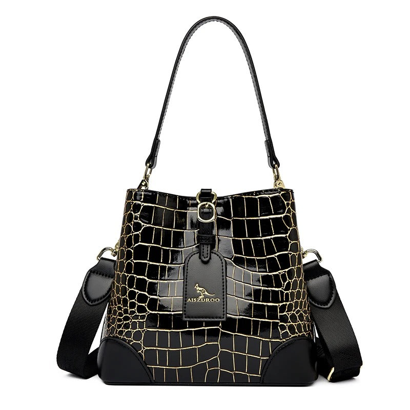 Nairobi - Small Crocodile Effect Bag Ultra-Organized
