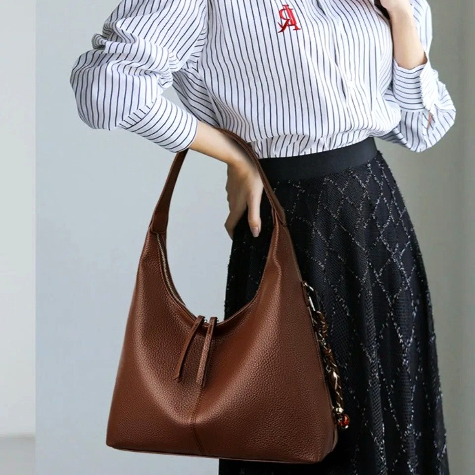 Kalyra - Sac Hobo Femme Cuir Microfibre Spacieux